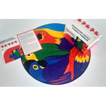 QC Fauna Brasileira - Araras 64 pçs