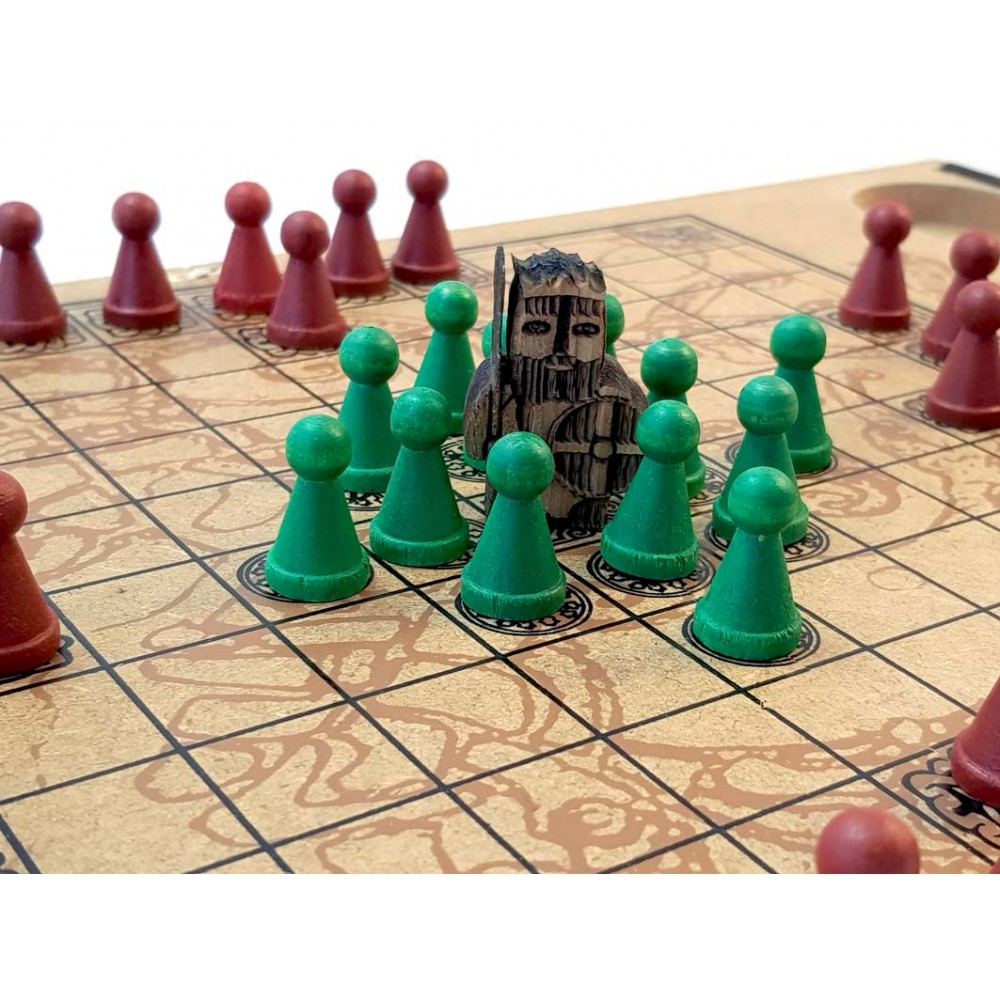 Hnefatafl-Conjunto de Xadrez Viking, Tradicional 2 Jogadores Estratégia  Jogo de Tabuleiro, Conjunto Tridimensional Xadrez - AliExpress